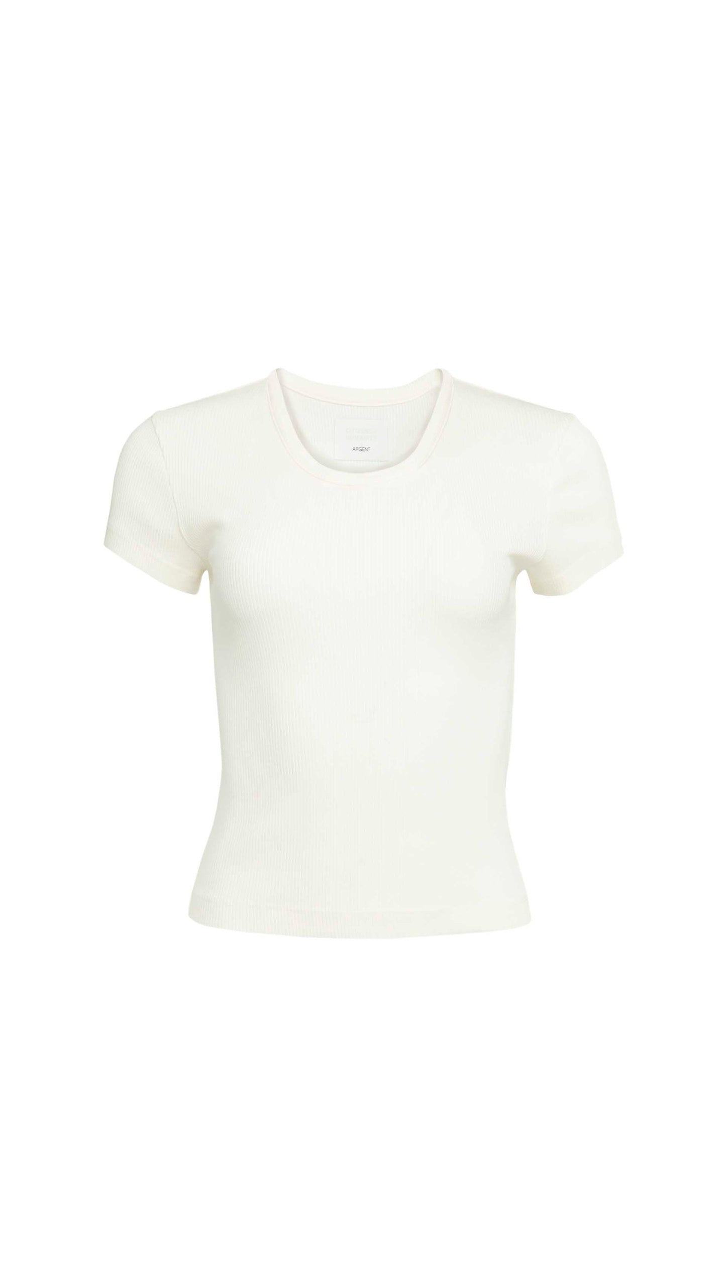 Nello Tee in Rib Knit | Pashmina