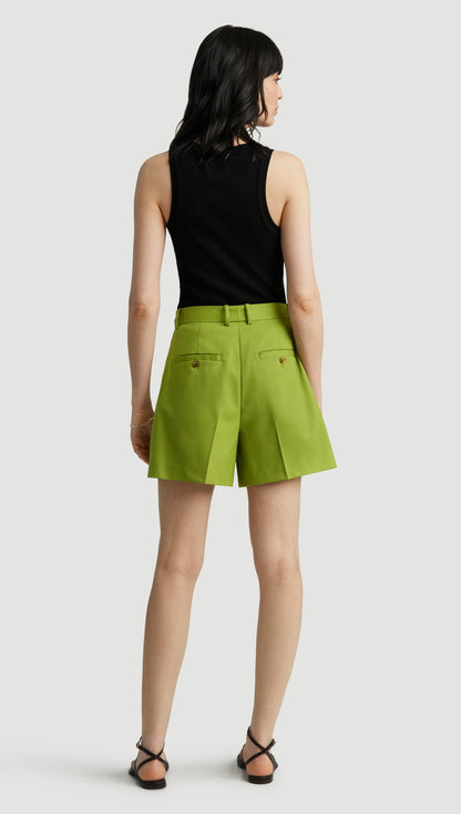 Wooster Short in Seasonless Wool | Grass