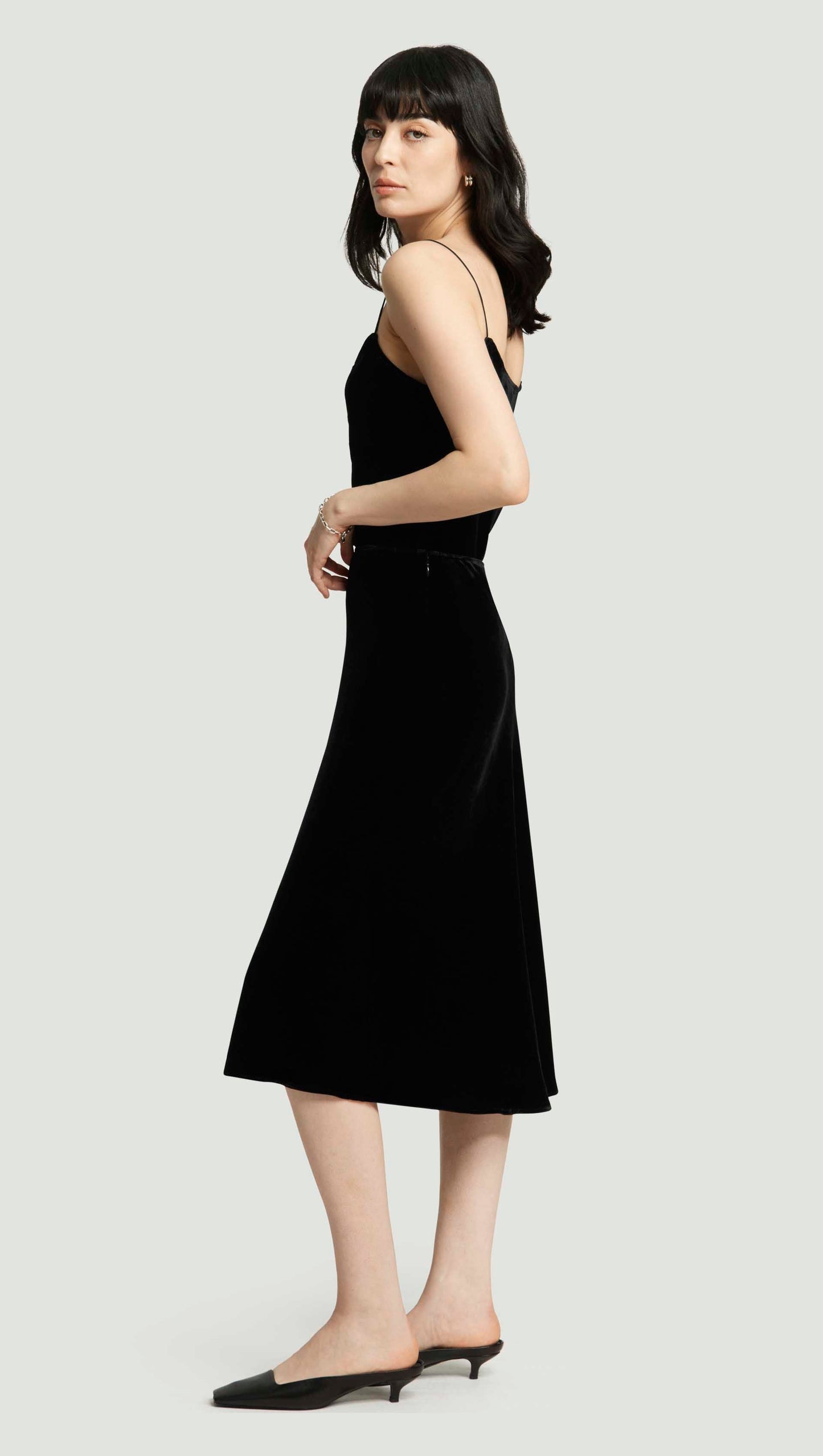 Camisole in Velvet | Black
