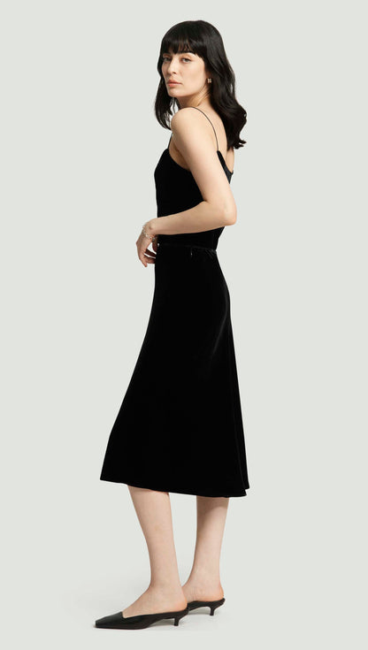 Camisole in Velvet | Black