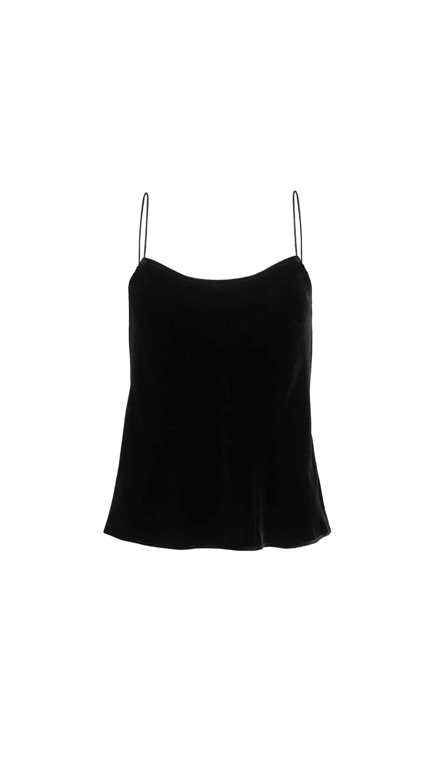 Camisole in Velvet | Black
